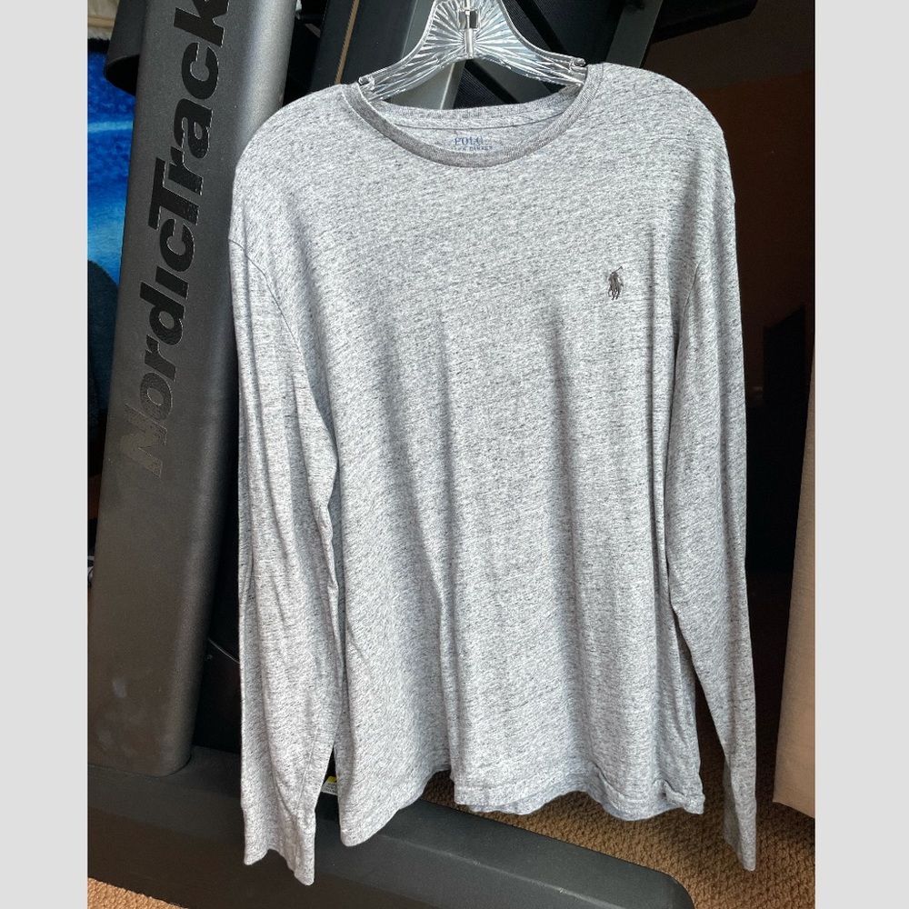 Gray Ralph Lauren long sleeve size large